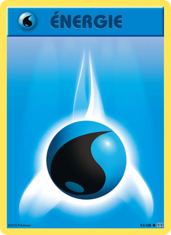 Carte Pokémon Énergie Eau de l'extension Évolutions