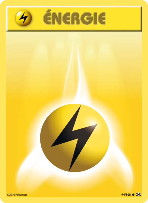 Carte Pokémon Énergie Electrik de l'extension Évolutions
