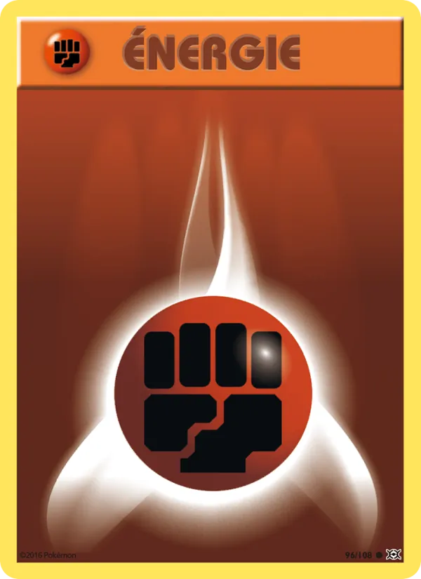 Carte Pokémon Énergie Combat de l'extension Évolutions