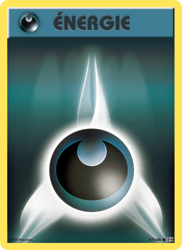 Carte Pokémon Énergie Obscurité de l'extension Évolutions