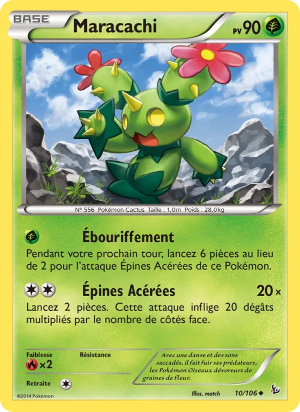 Carte Pokémon Maracachi de l'extension Étincelles