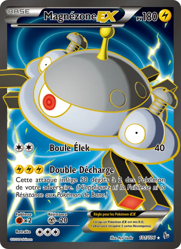Carte Pokémon Magnézone EX de l'extension Étincelles