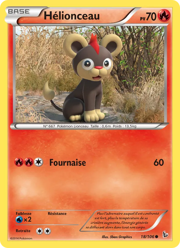 Carte Pokémon Hélionceau de l'extension Étincelles