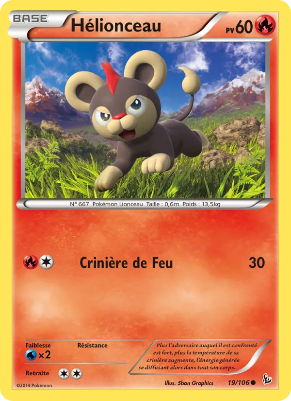 Carte Pokémon Hélionceau de l'extension Étincelles
