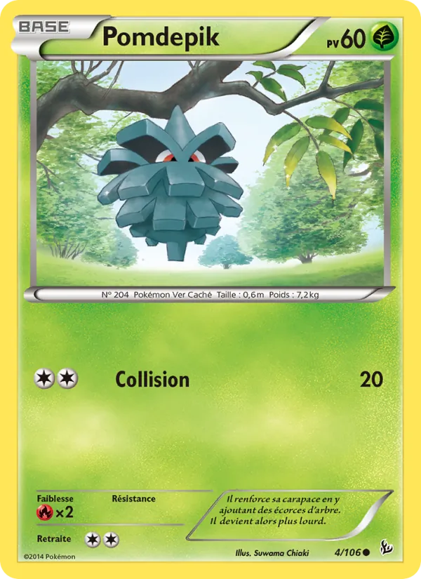 Carte Pokémon Pomdepik de l'extension Étincelles