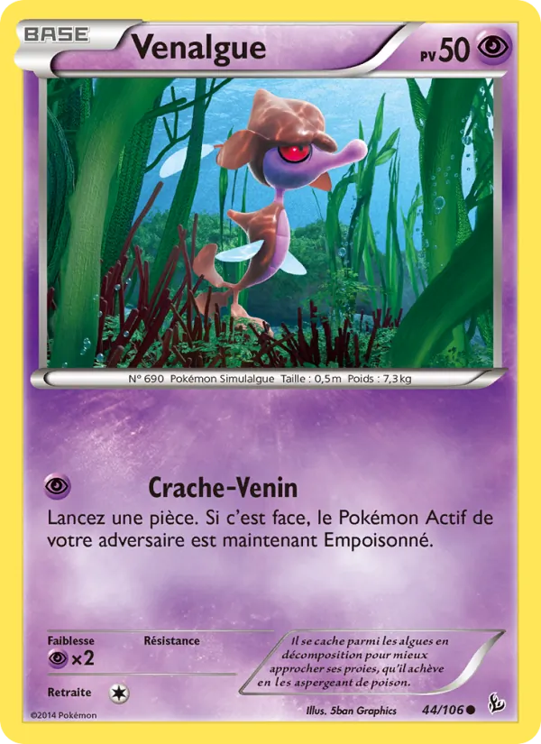 Carte Pokémon Venalgue de l'extension Étincelles