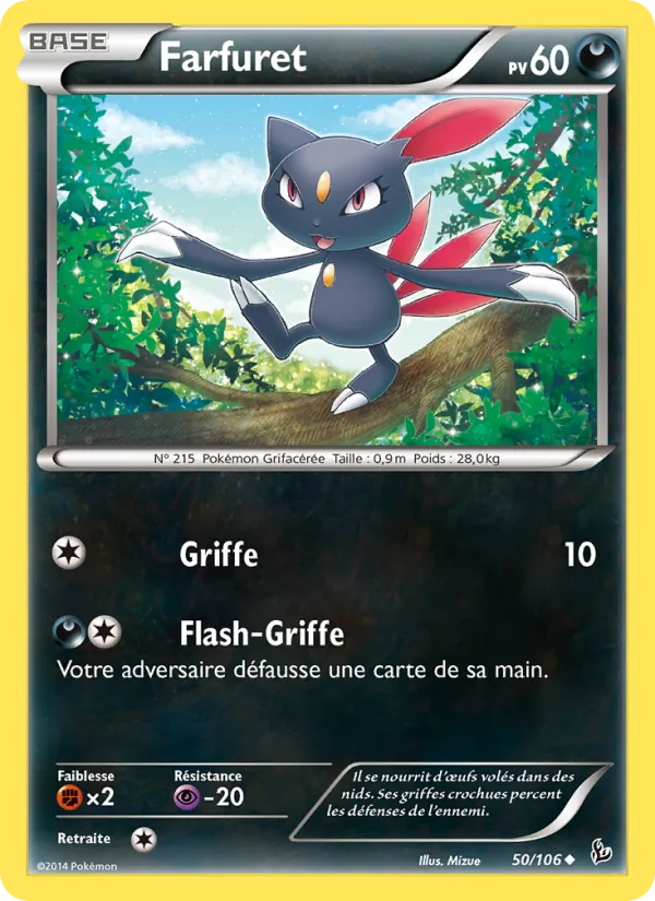 Carte Pokémon Farfuret de l'extension Étincelles