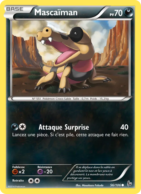 Carte Pokémon Mascaïman de l'extension Étincelles