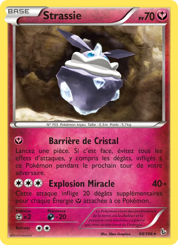 Carte Pokémon Strassie de l'extension Étincelles