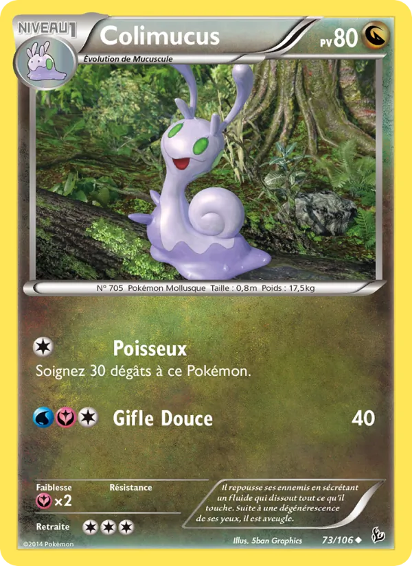 Carte Pokémon Colimucus de l'extension Étincelles