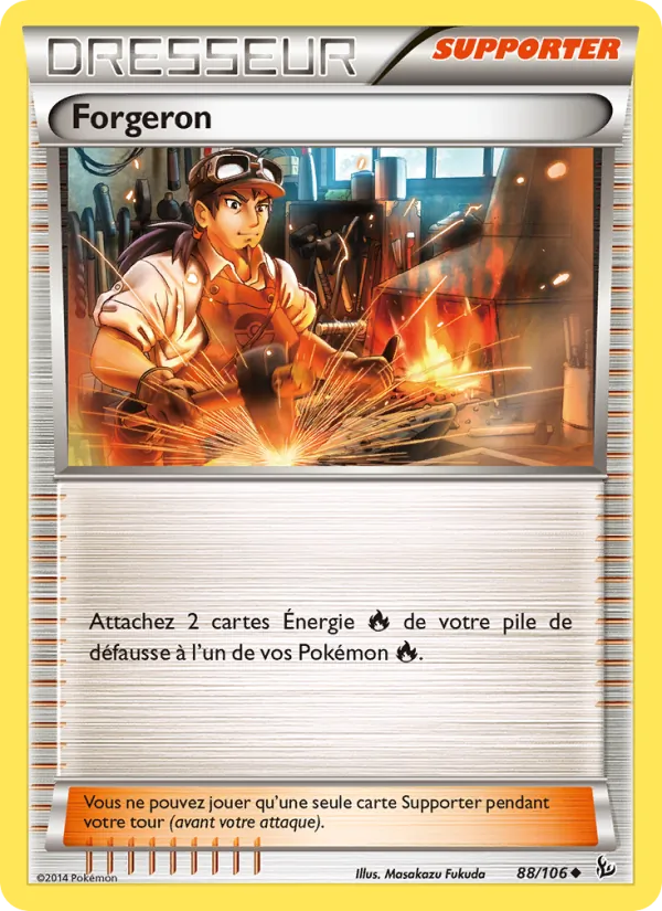 Carte Pokémon Forgeron de l'extension Étincelles