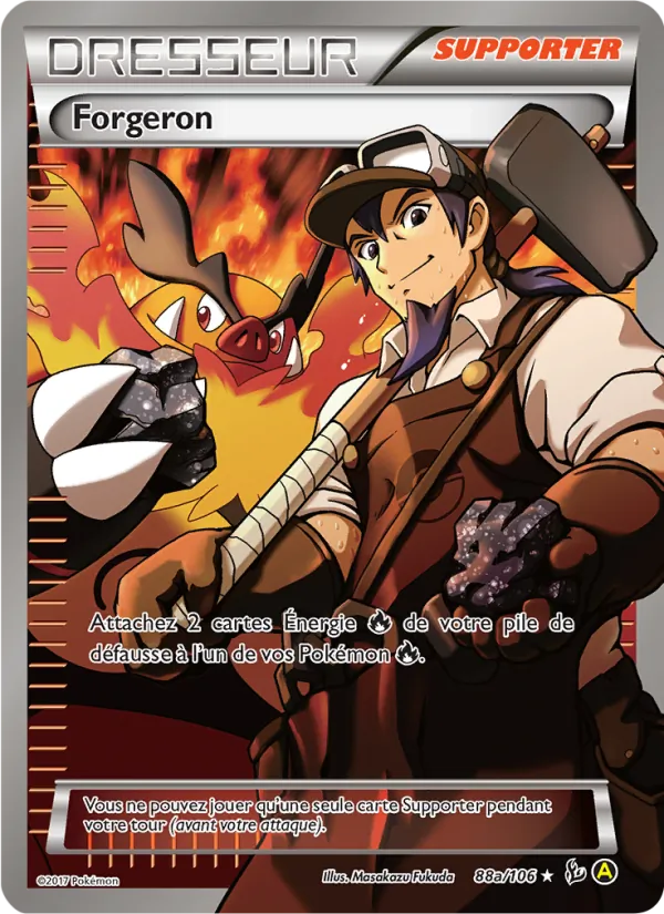 Carte Pokémon Forgeron de l'extension Étincelles