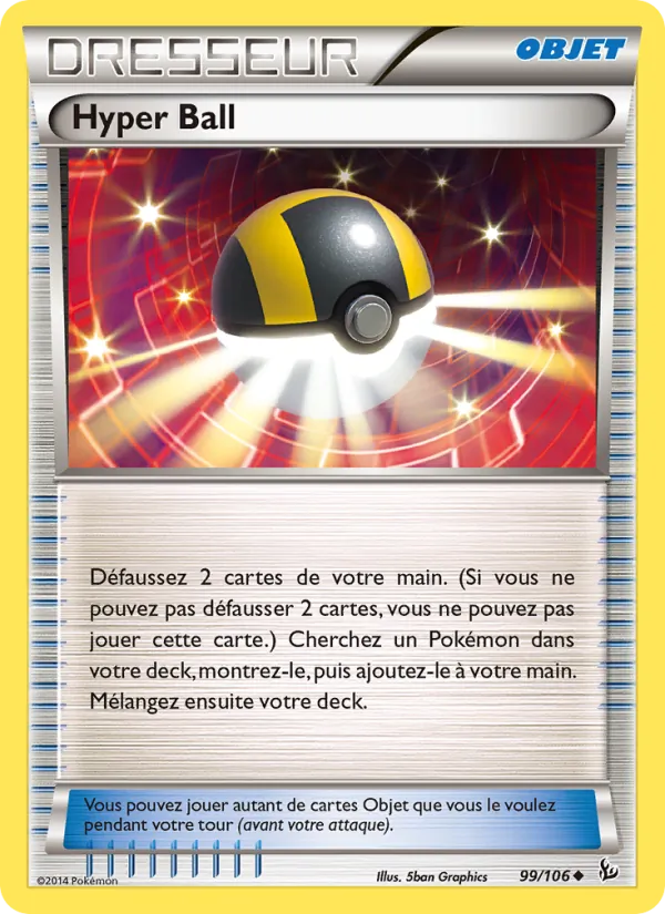 Carte Pokémon Hyper Ball de l'extension Étincelles