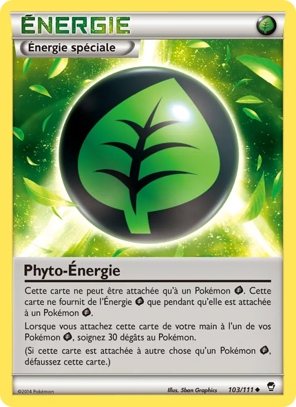 Carte Pokémon Phyto-Énergie de l'extension Poings Furieux