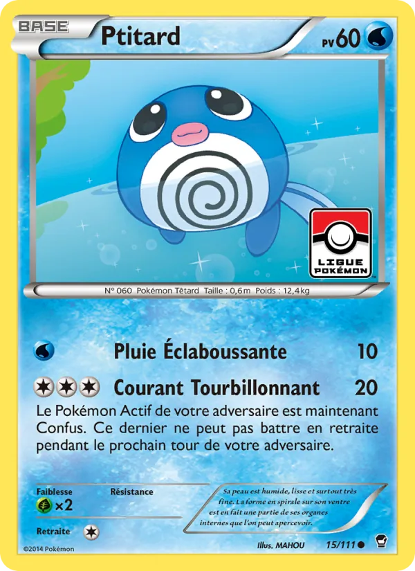Carte Pokémon Ptitard de l'extension Poings Furieux