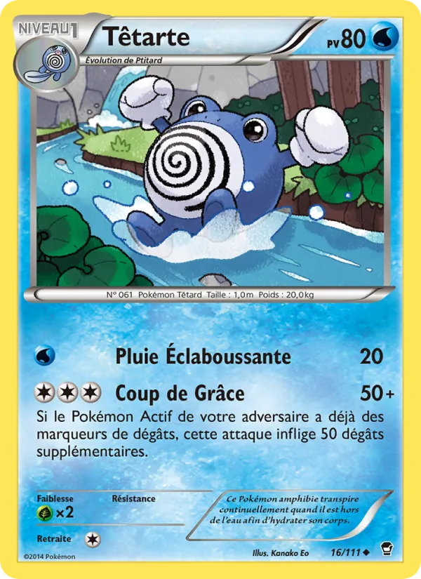 Carte Pokémon Têtarte de l'extension Poings Furieux