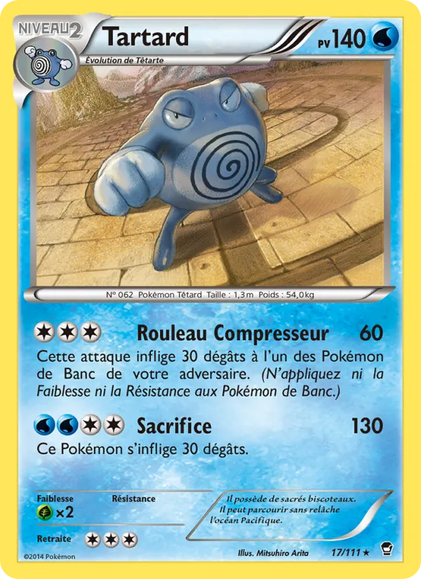 Carte Pokémon Tartard de l'extension Poings Furieux