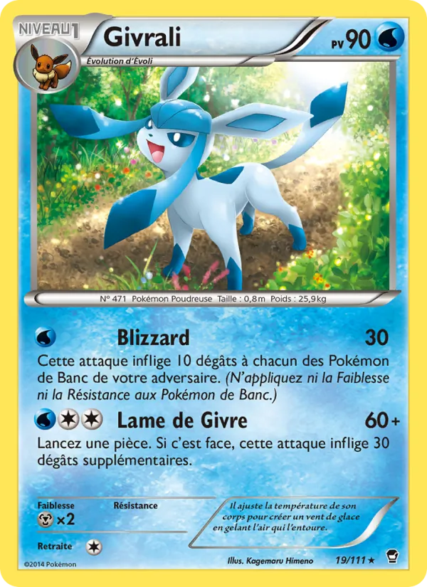 Carte Pokémon Givrali de l'extension Poings Furieux