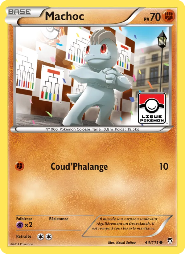 Carte Pokémon Machoc de l'extension Poings Furieux