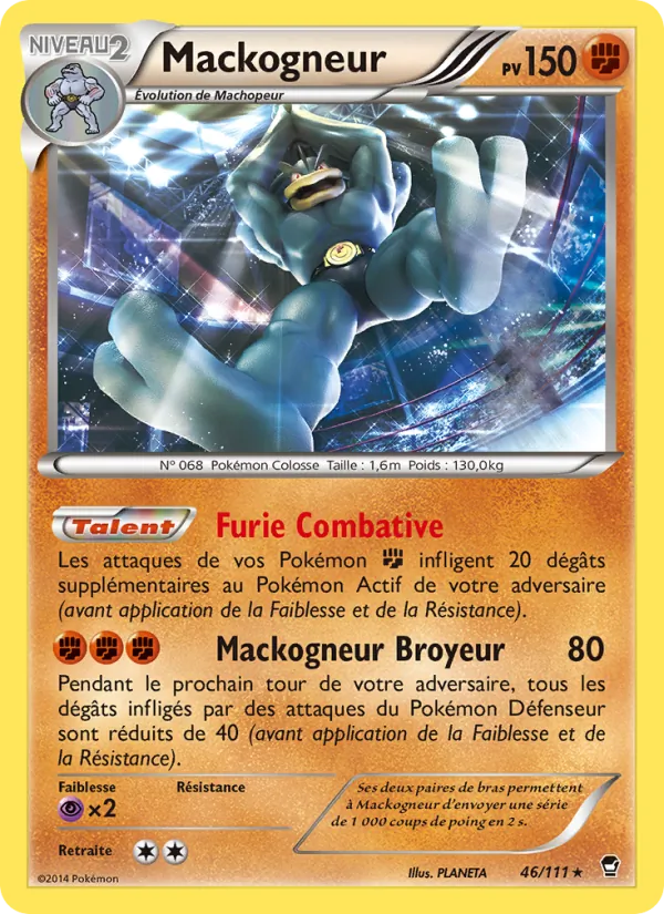 Carte Pokémon Mackogneur de l'extension Poings Furieux