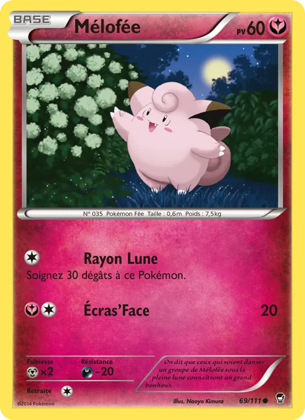 Carte Pokémon Mélofée de l'extension Poings Furieux