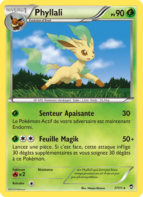 Carte Pokémon Phyllali de l'extension Poings Furieux