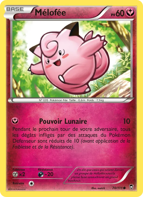 Carte Pokémon Mélofée de l'extension Poings Furieux