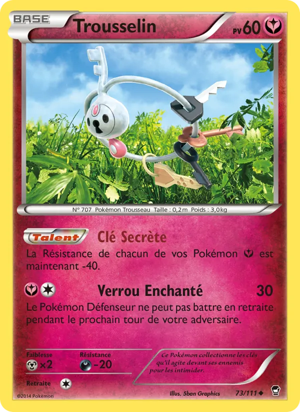 Carte Pokémon Trousselin de l'extension Poings Furieux