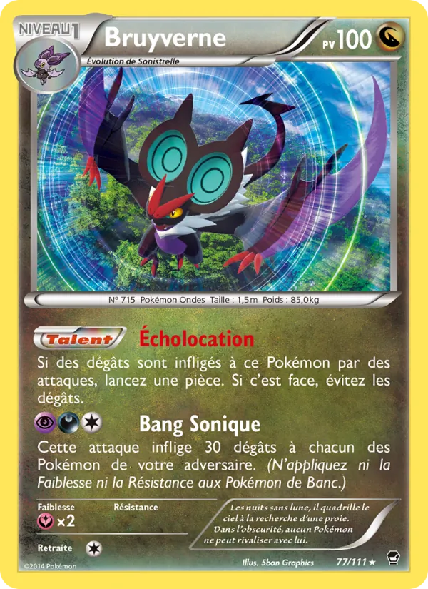 Carte Pokémon Bruyverne de l'extension Poings Furieux