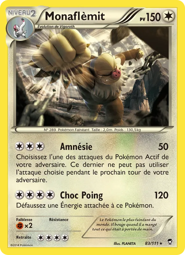 Carte Pokémon Monaflèmit de l'extension Poings Furieux