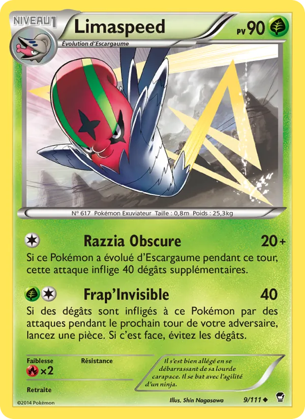 Carte Pokémon Limaspeed de l'extension Poings Furieux