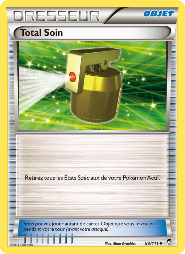 Carte Pokémon Total Soin de l'extension Poings Furieux
