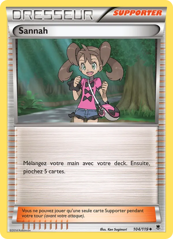 Carte Pokémon Sannah de l'extension Vigueur Spectrale
