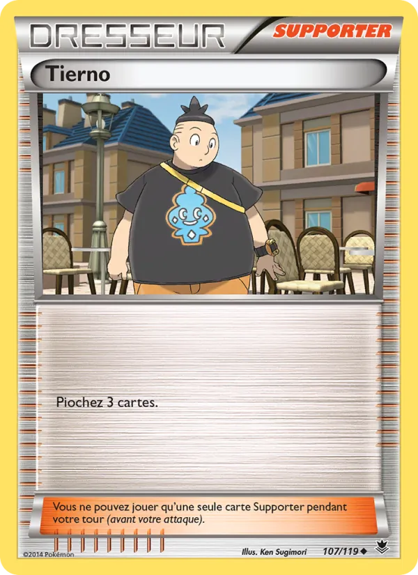 Carte Pokémon Tierno de l'extension Vigueur Spectrale