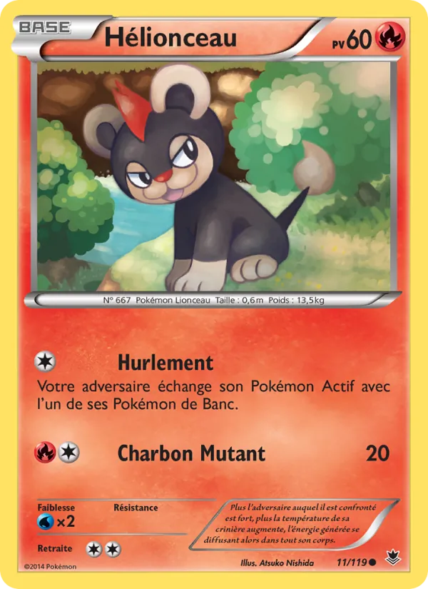 Carte Pokémon Hélionceau de l'extension Vigueur Spectrale