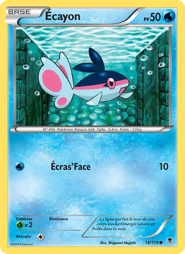 Carte Pokémon Écayon de l'extension Vigueur Spectrale