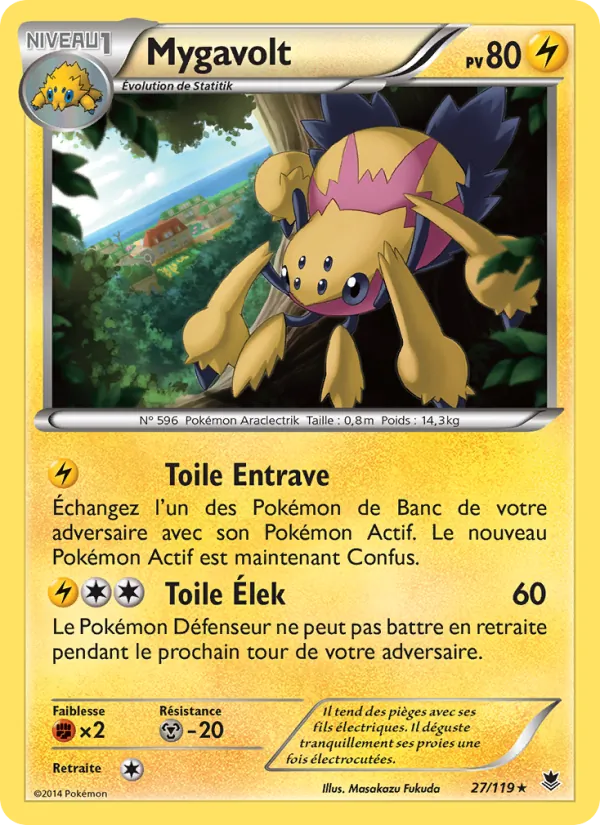 Carte Pokémon Mygavolt de l'extension Vigueur Spectrale