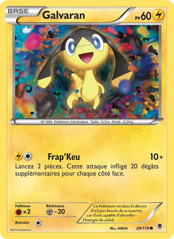 Carte Pokémon Galvaran de l'extension Vigueur Spectrale