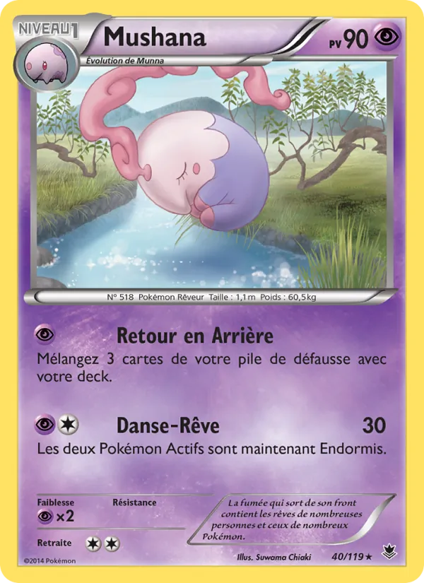 Carte Pokémon Mushana de l'extension Vigueur Spectrale