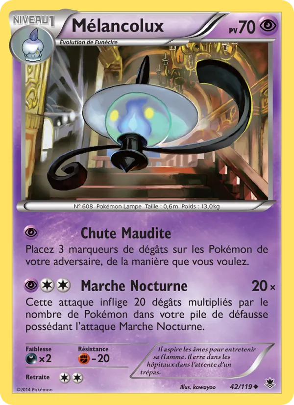 Carte Pokémon Mélancolux de l'extension Vigueur Spectrale