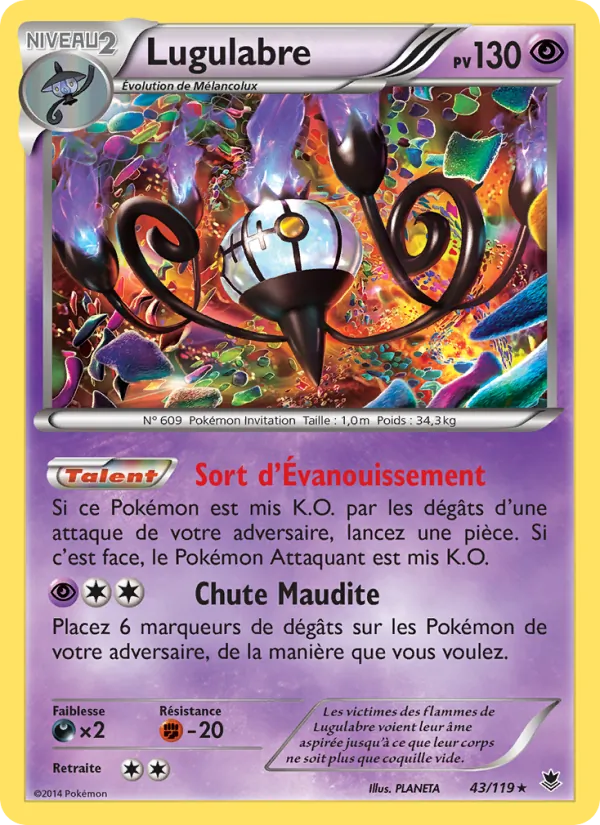 Carte Pokémon Lugulabre de l'extension Vigueur Spectrale