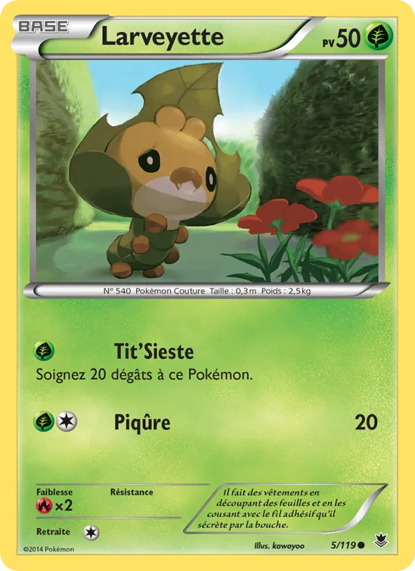 Carte Pokémon Larveyette de l'extension Vigueur Spectrale