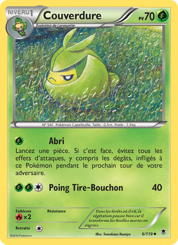 Carte Pokémon Couverdure de l'extension Vigueur Spectrale