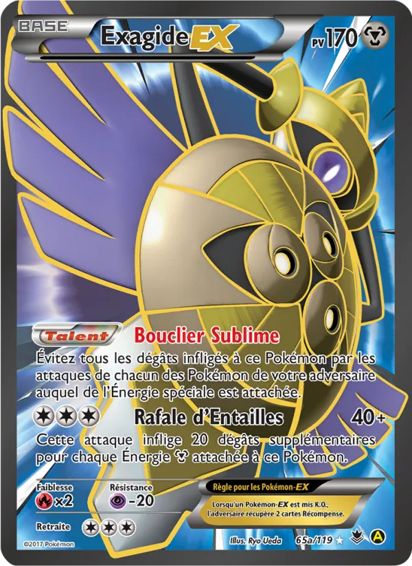 Carte Pokémon Exagide EX de l'extension Vigueur Spectrale