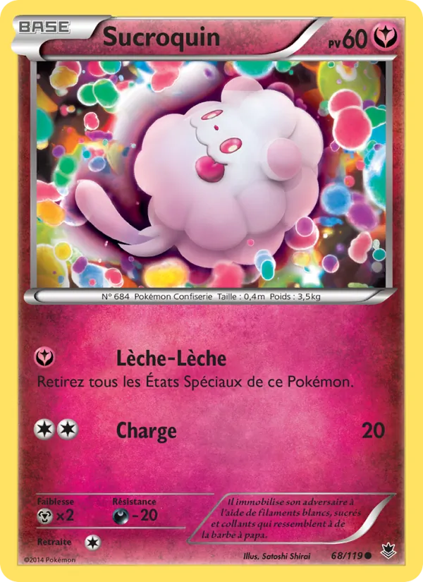 Carte Pokémon Sucroquin de l'extension Vigueur Spectrale