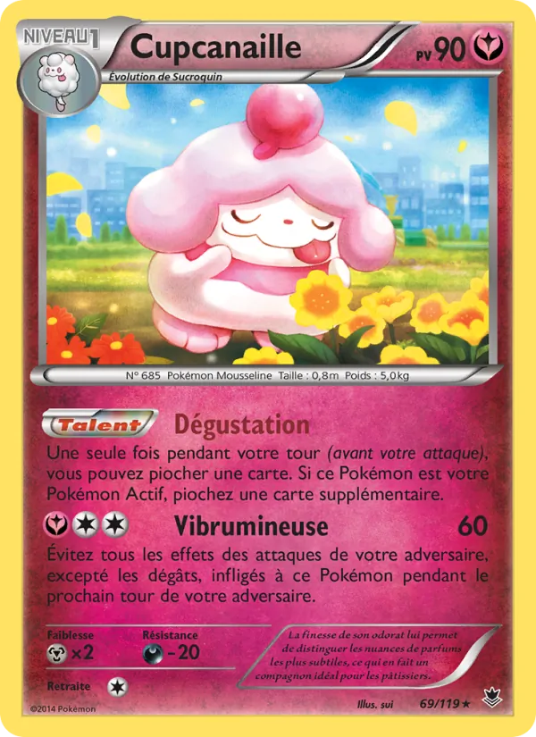 Carte Pokémon Cupcanaille de l'extension Vigueur Spectrale