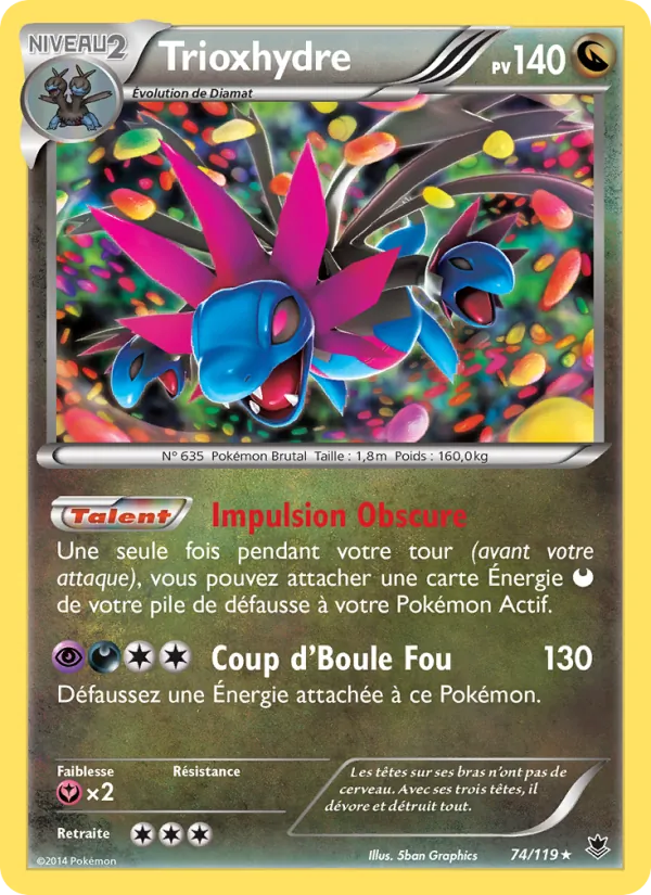 Carte Pokémon Trioxhydre de l'extension Vigueur Spectrale