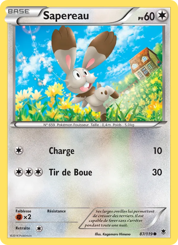 Carte Pokémon Sapereau de l'extension Vigueur Spectrale