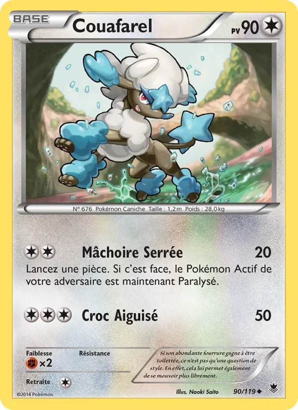 Carte Pokémon Couafarel de l'extension Vigueur Spectrale