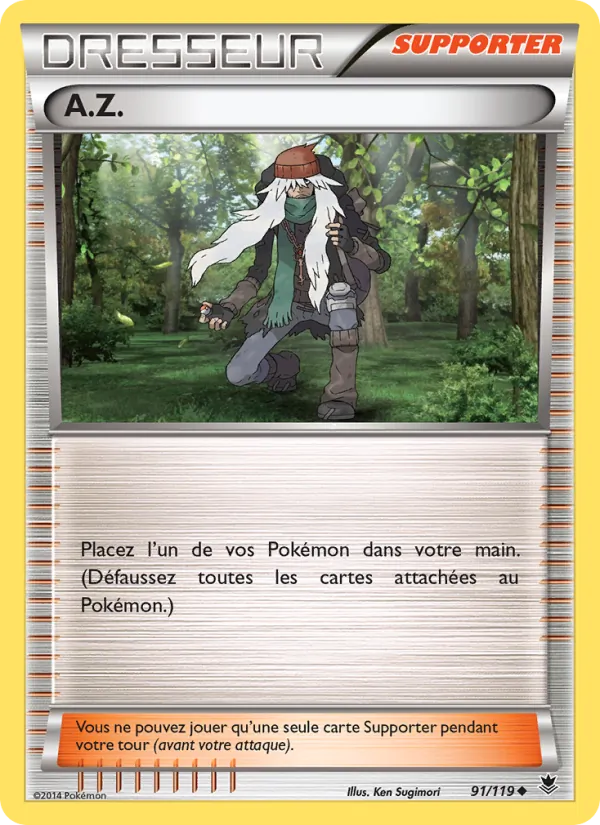 Carte Pokémon A.Z. de l'extension Vigueur Spectrale